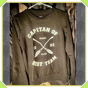 C&A ECH Black Crew Neck Team Style Sweatshirt